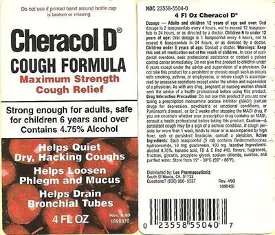 Cheracol D Label 4oz.jpg label 4oz - Cheracol D Label 4oz